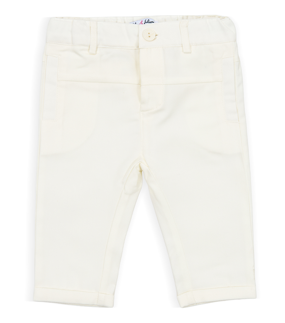 JULES AND JULIET Boys Dean Pants, Off-White