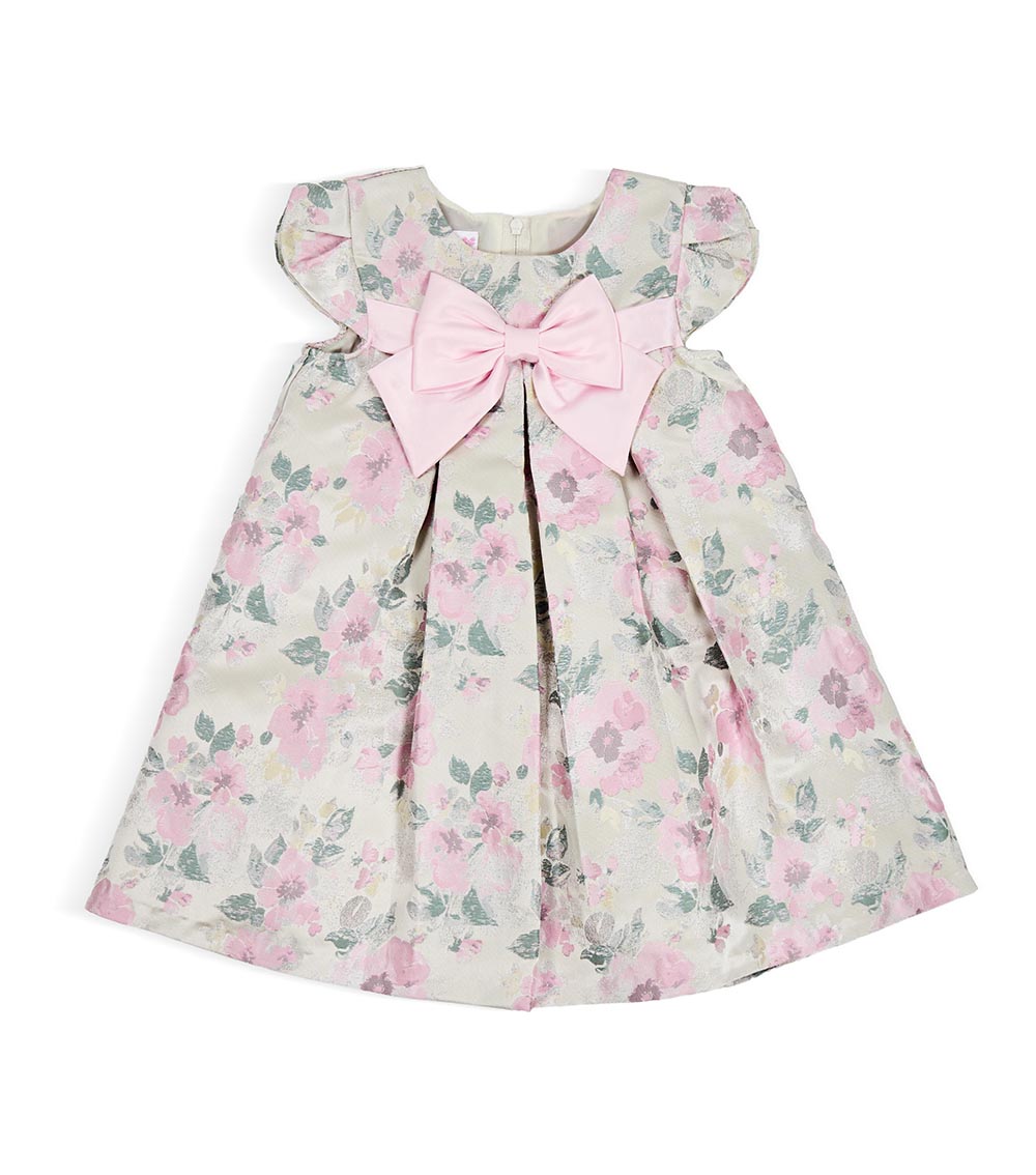 BONNIE BABY Girl Woven Synthetic Dress, Pink