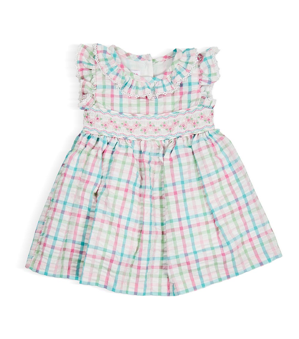 BONNIE BABY Baby Girl Woven Cotton Accessories Set (Panty/Hat/Hairband), Multicolor