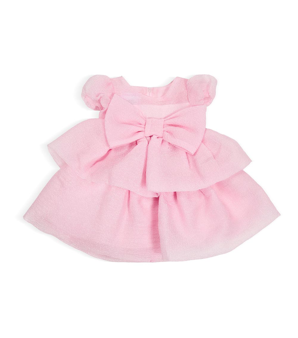 BONNIE BABY Baby Girl Woven Synthetic Set, Pink