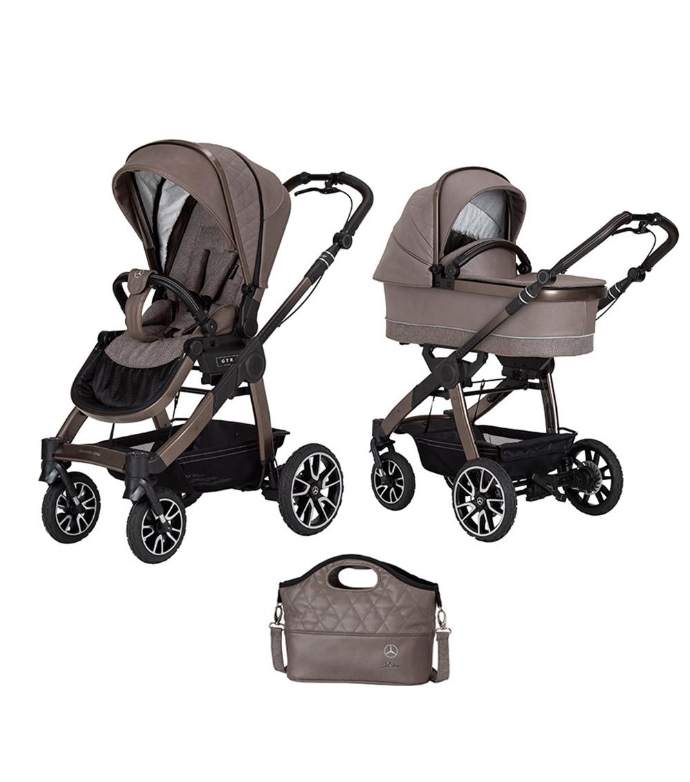 MERCEDES BENZ All-Terrain GTR Stroller Full Set - Brown
