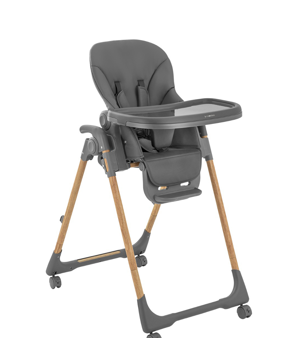 KIKKABOO Highchair Olive Dark Grey