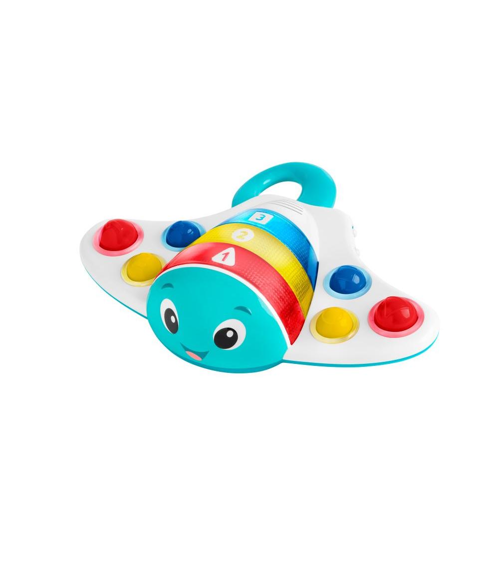 BABY EINSTEIN - Pop & Explore Stingray Popper Toy, with Music and Lights