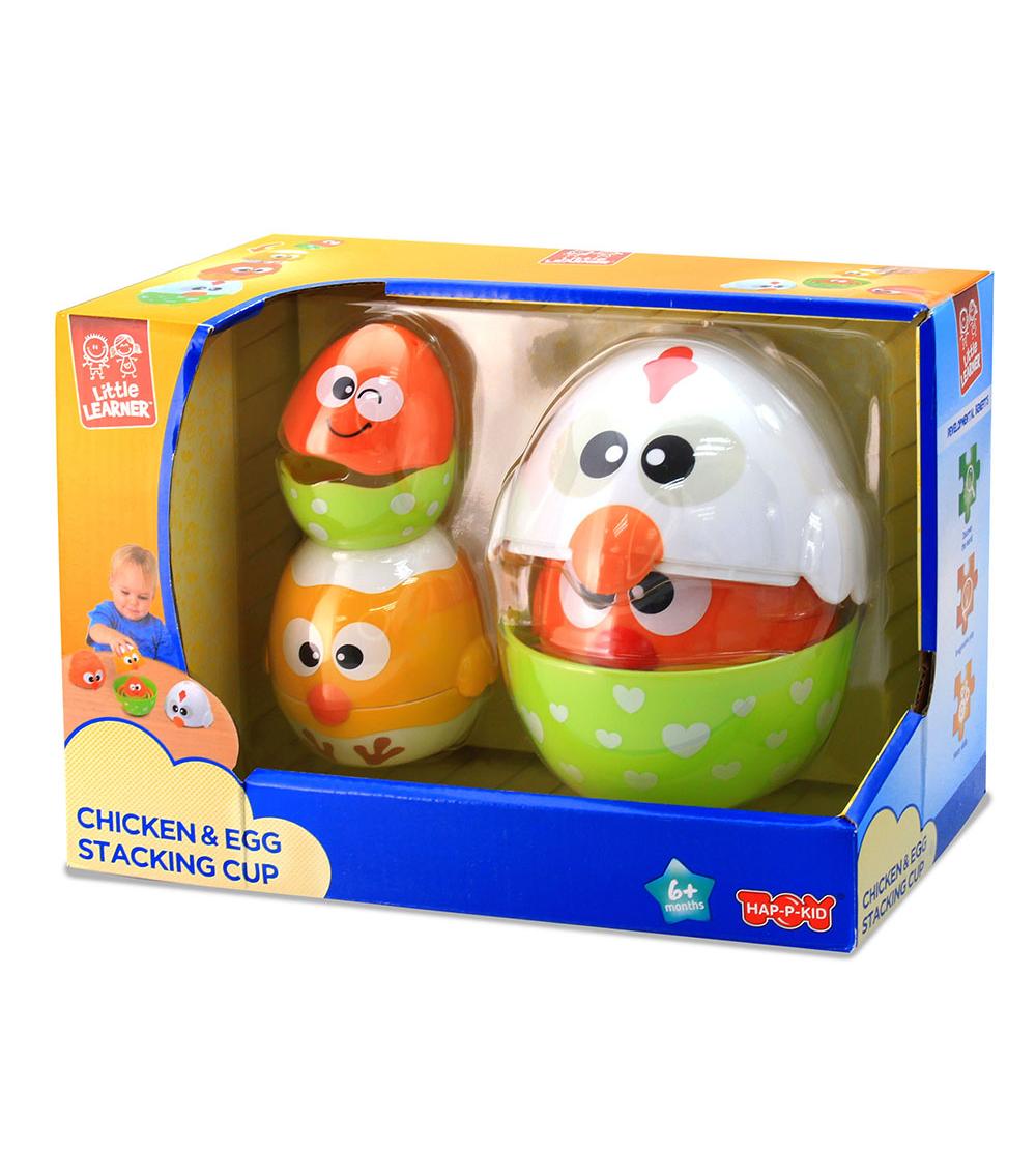 HAPPYKIDS Little Learner Stacking Toy - Chicken N' Egg