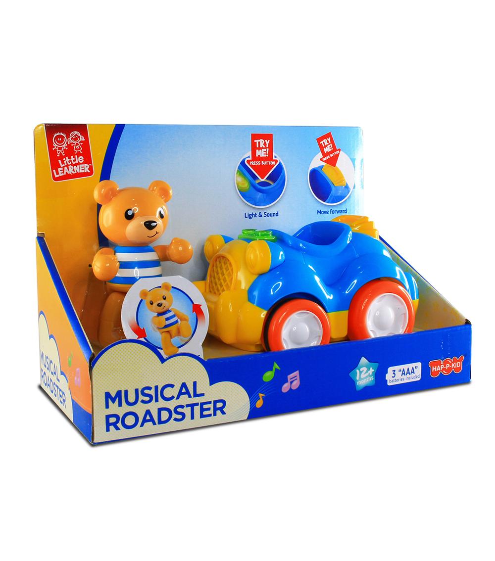 HAPPYKIDS Little Learners Musical Motor Vehicle Toy - Elephant