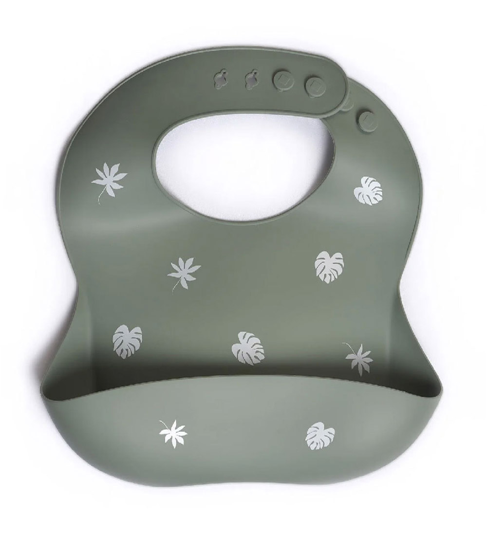 MILKITBABY Printed Bib - Forest Green