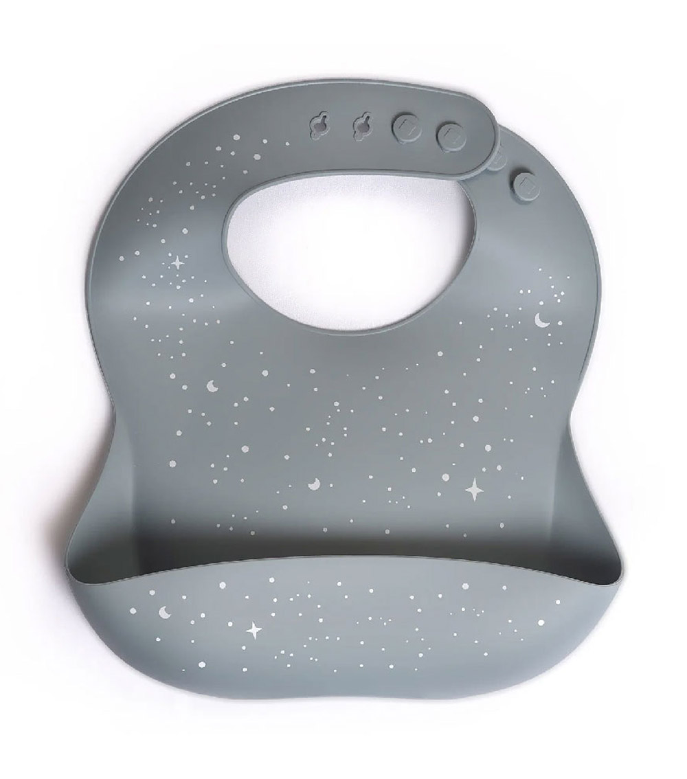 MILKITBABY Printed Bib - Stardust Blue
