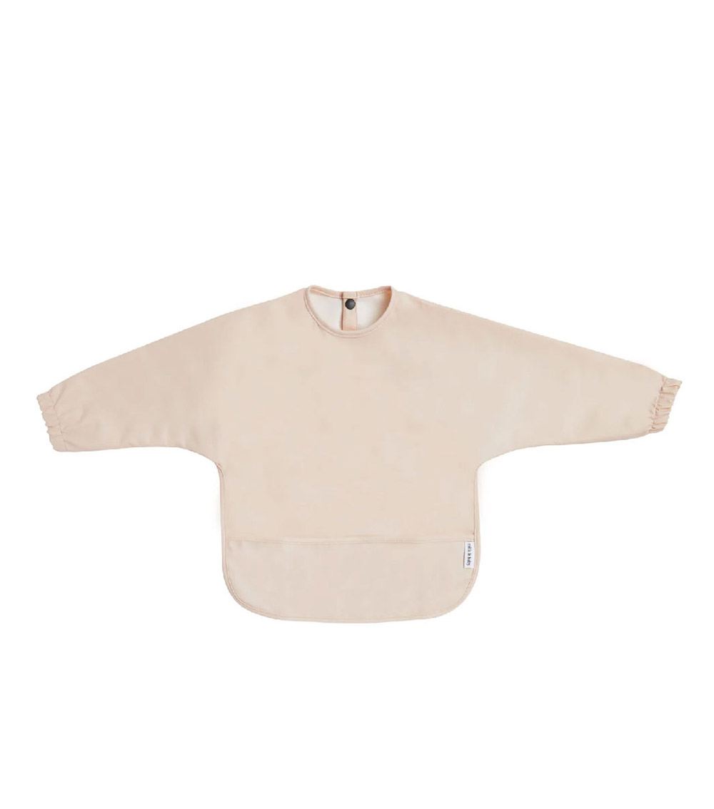 MILKITBABY Sleeved Bib - Coral Pink