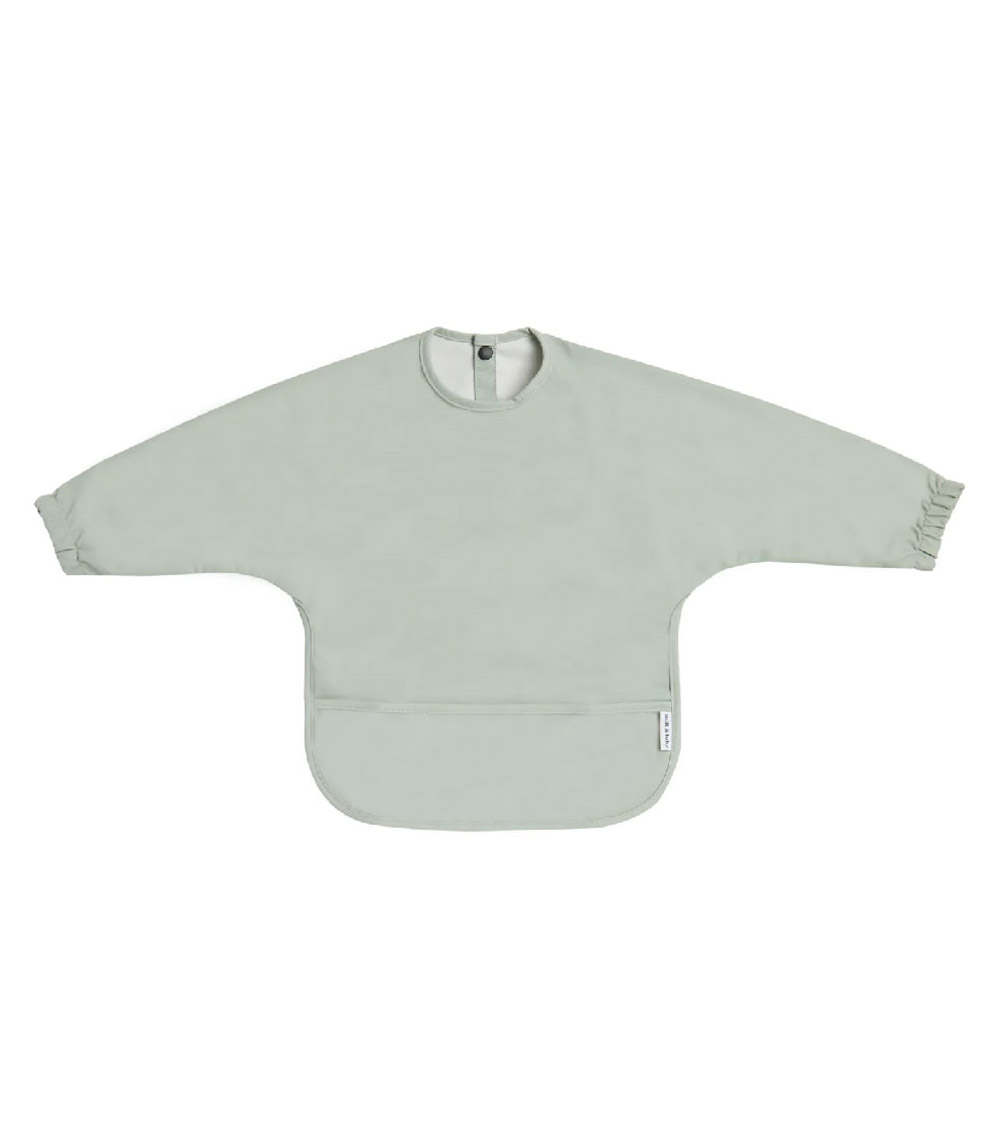 MILKITBABY Sleeved Bib - Seafoam Green
