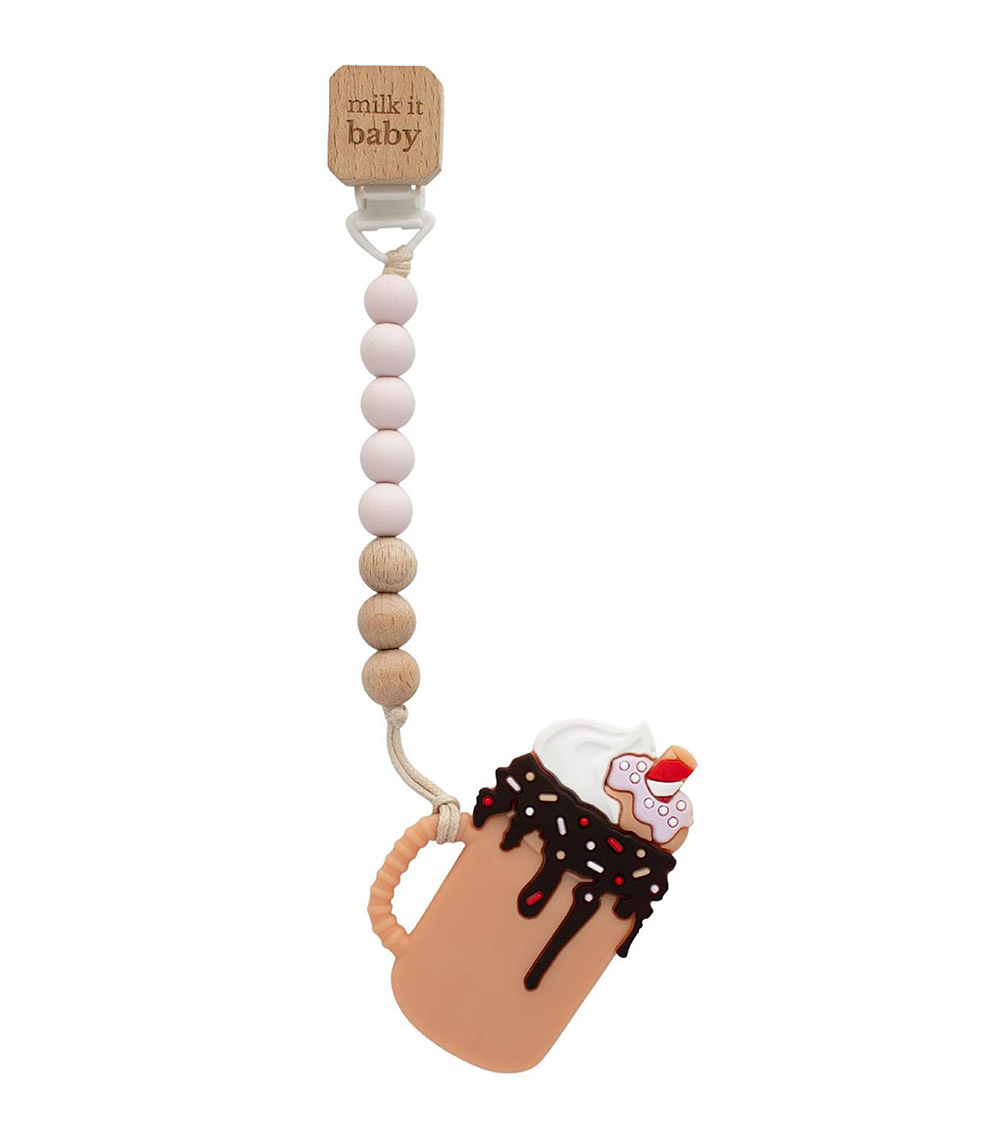 MILKITBABY Teether - Chocolate Monster Milkshake