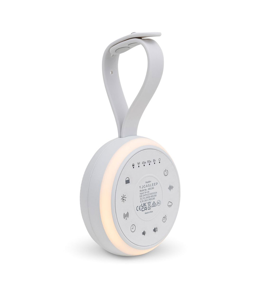 YOGASLEEP Hushh+ Portable Sound Machine - White