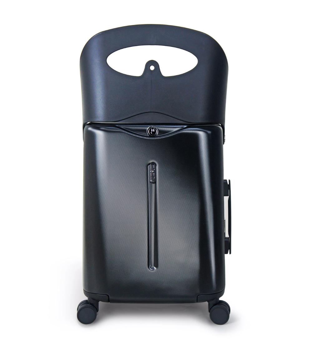 MIAMILY Carry-On Luggage - Midnight Black (18 Inch)