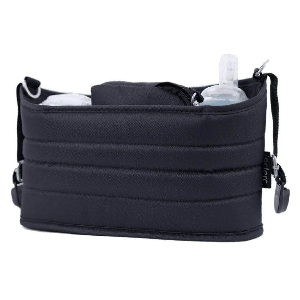 LECLERC Baby Stroller Organizer - Multi-Pocket Utility Bag, Adjustable Strap (0+months)