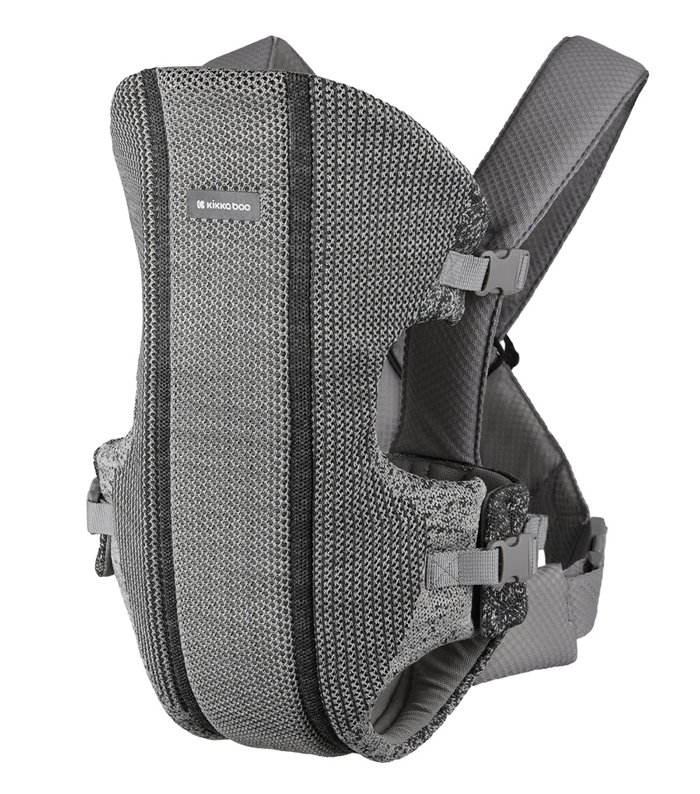KIKKABOO Gwen Fly Knit Carrier - Grey