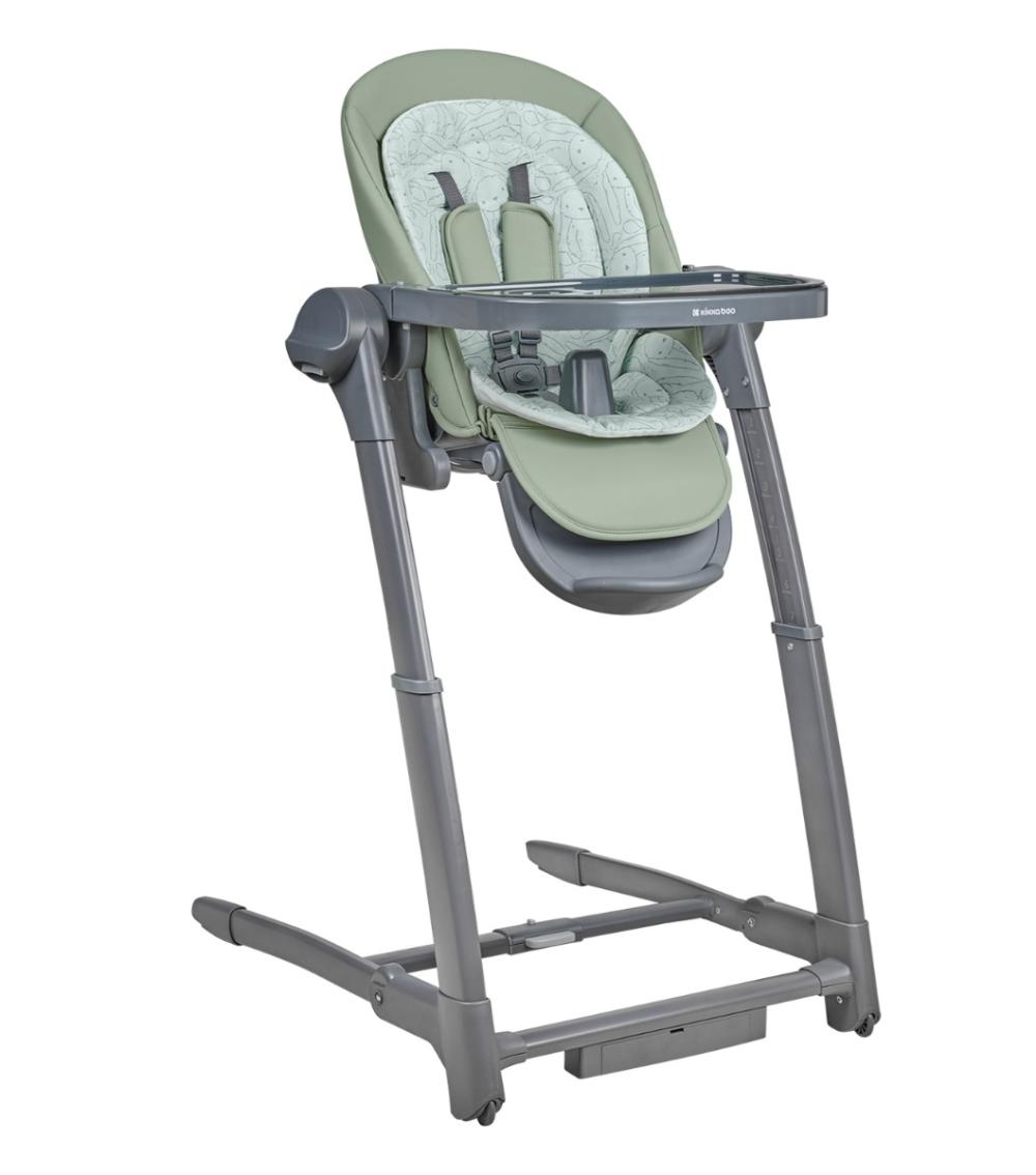 KIKKABOO Prima 3-in-1 Electrical Swing and Highchair - Mint