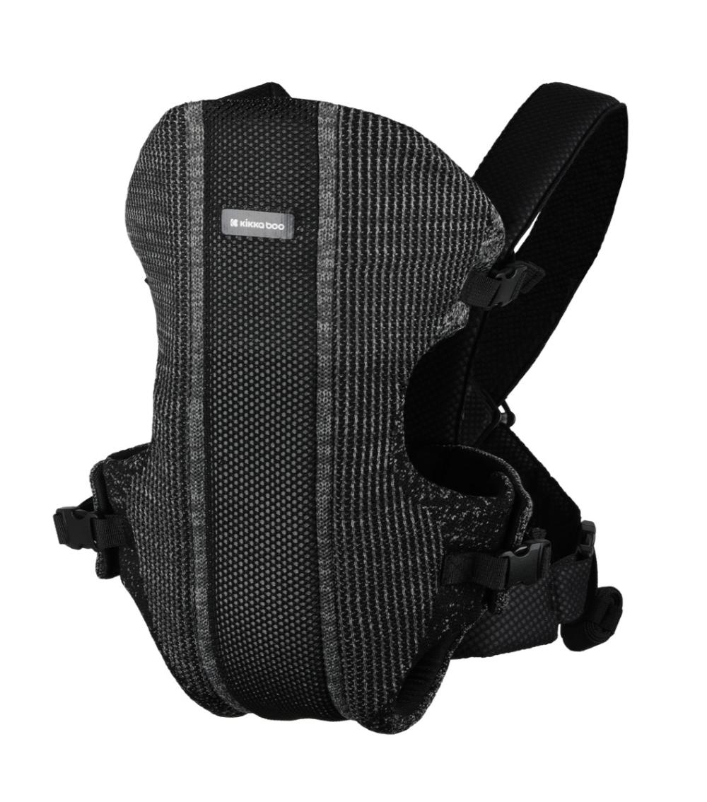 KIKKABOO Gwen Fly Knit Carrier - Black