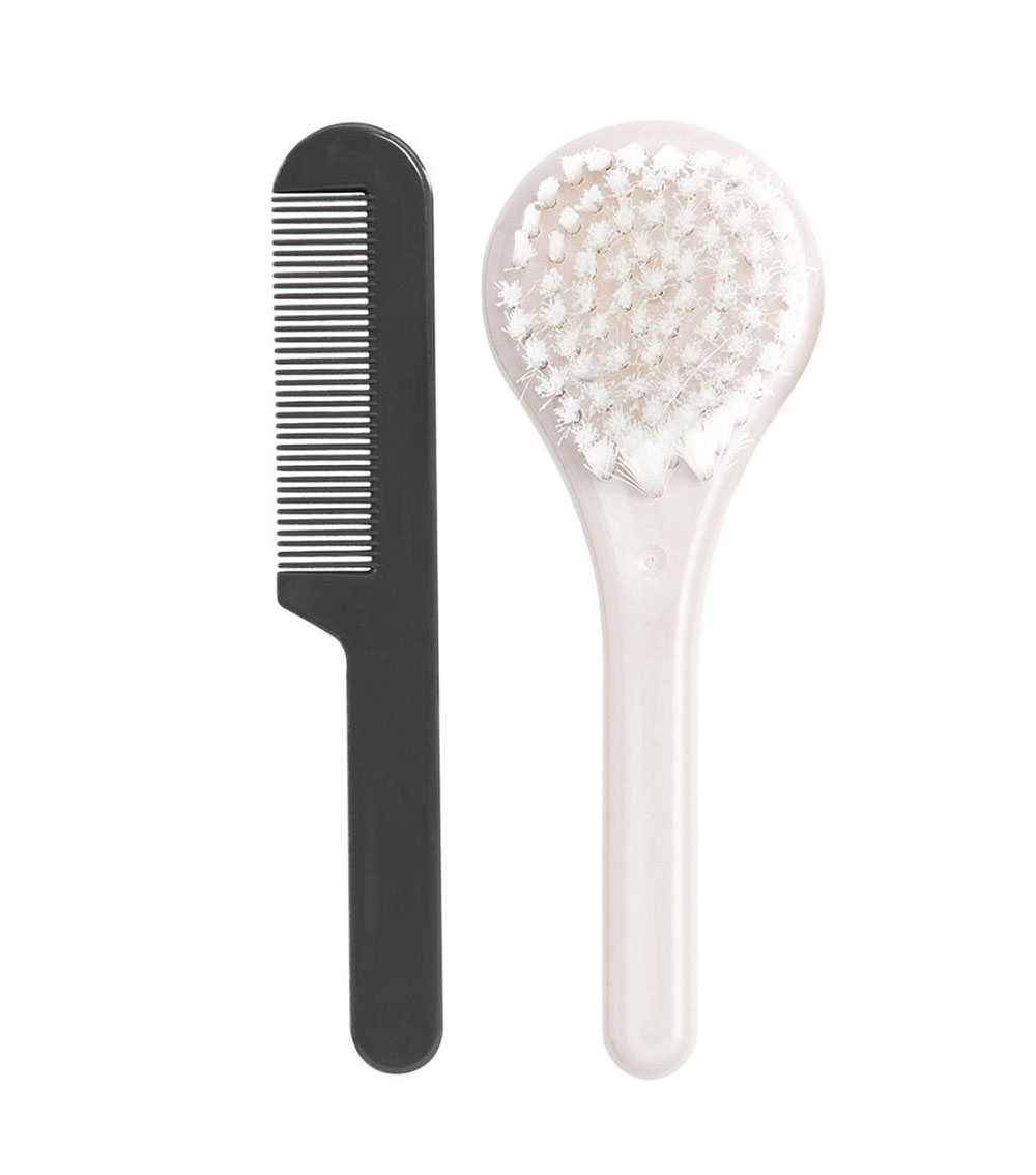 LUMA Nylon Comb and Brush Set - Silk Oat