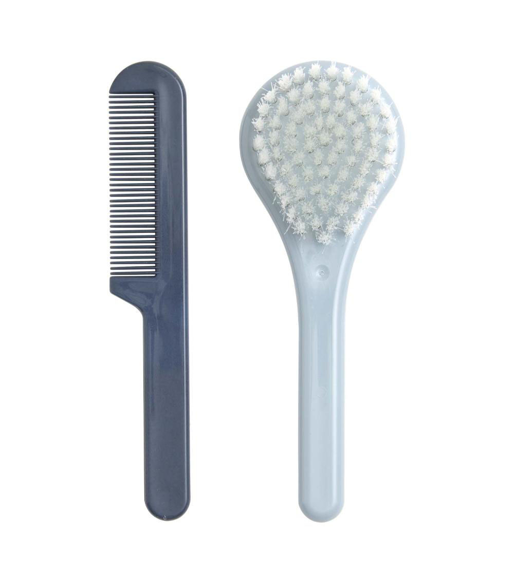 LUMA Nylon Comb and Brush Set - Blue