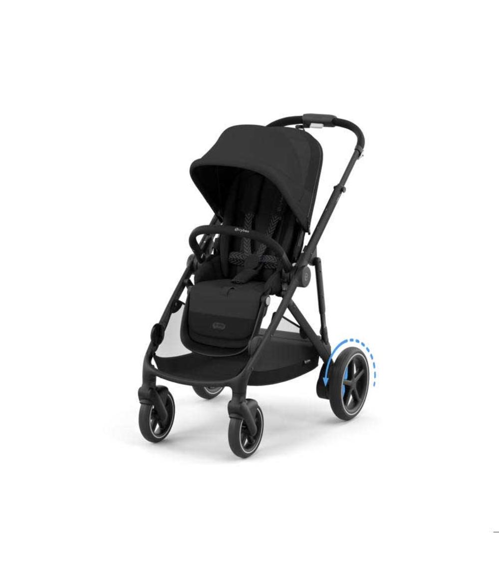 CYBEX eGazelle S BLK BP Stroller - Moon Black