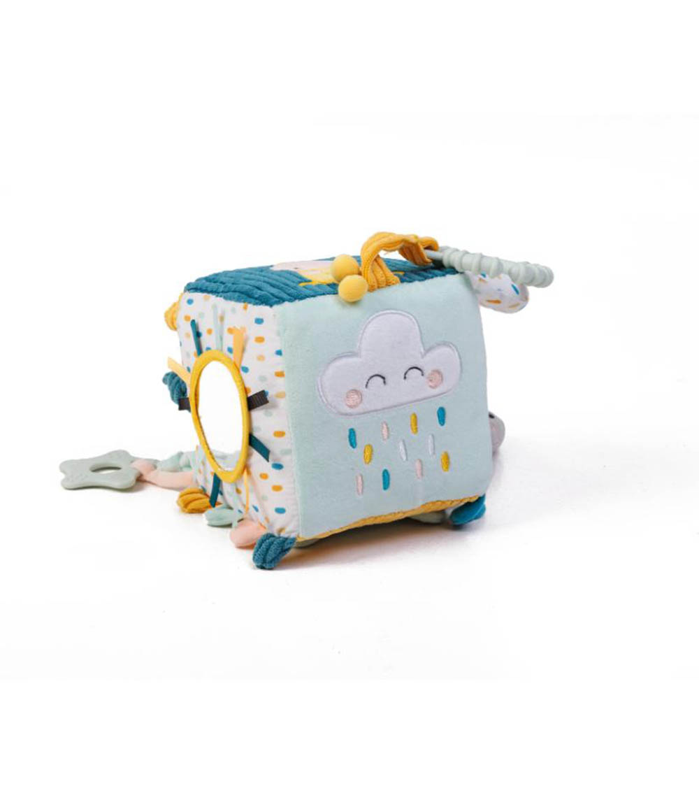 Eurekakids Montessori Activity Cube With Hanging Ring