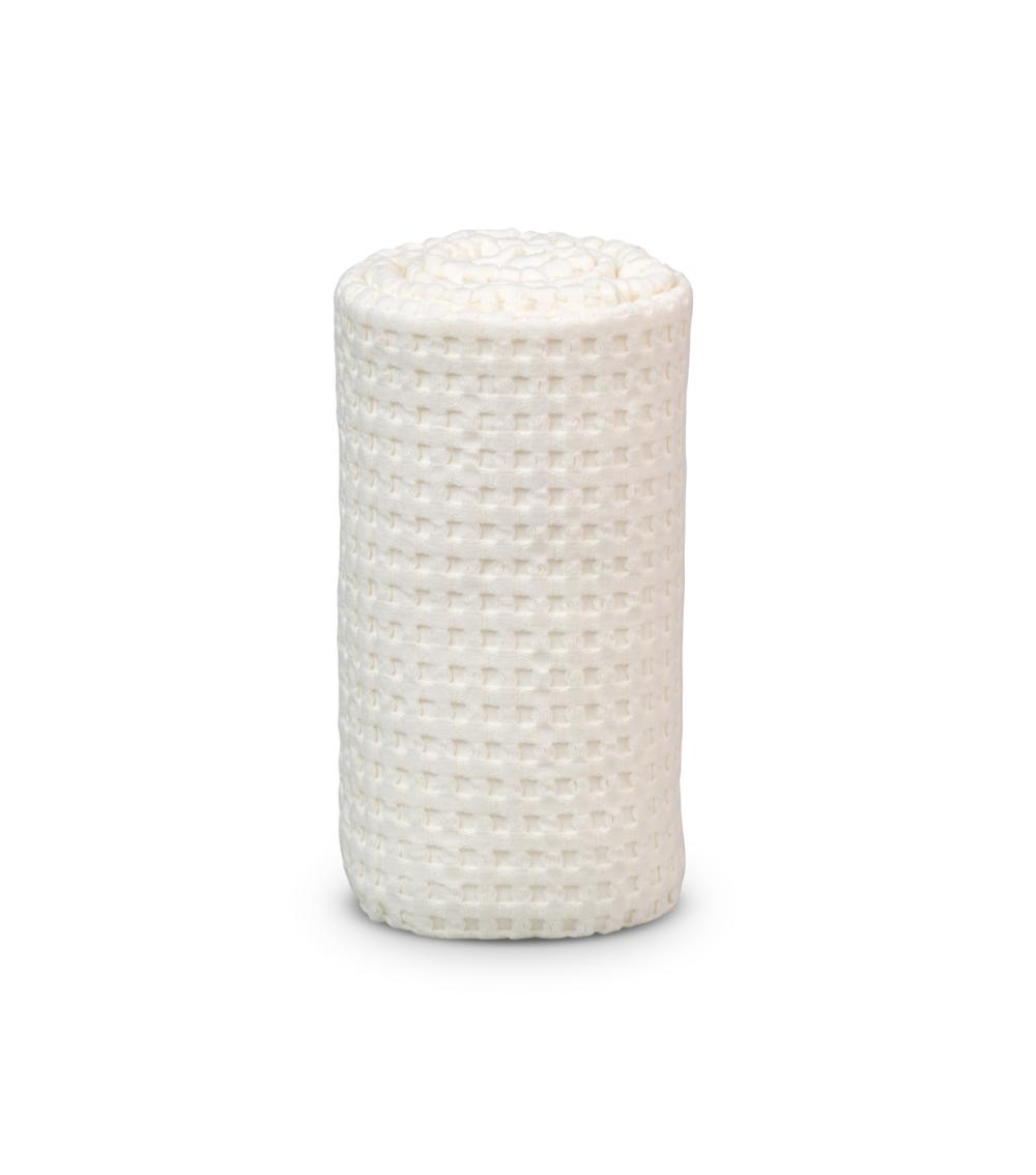 Lulujo Waffle Weave Blanket - Vanilla