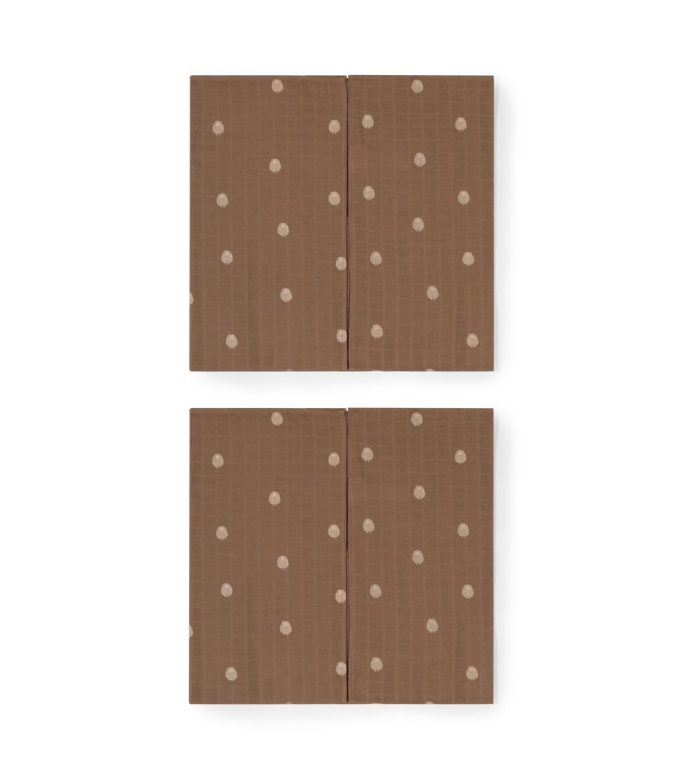 Gloop! 2-Piece Muslin Set, Sheep - 50x50cm