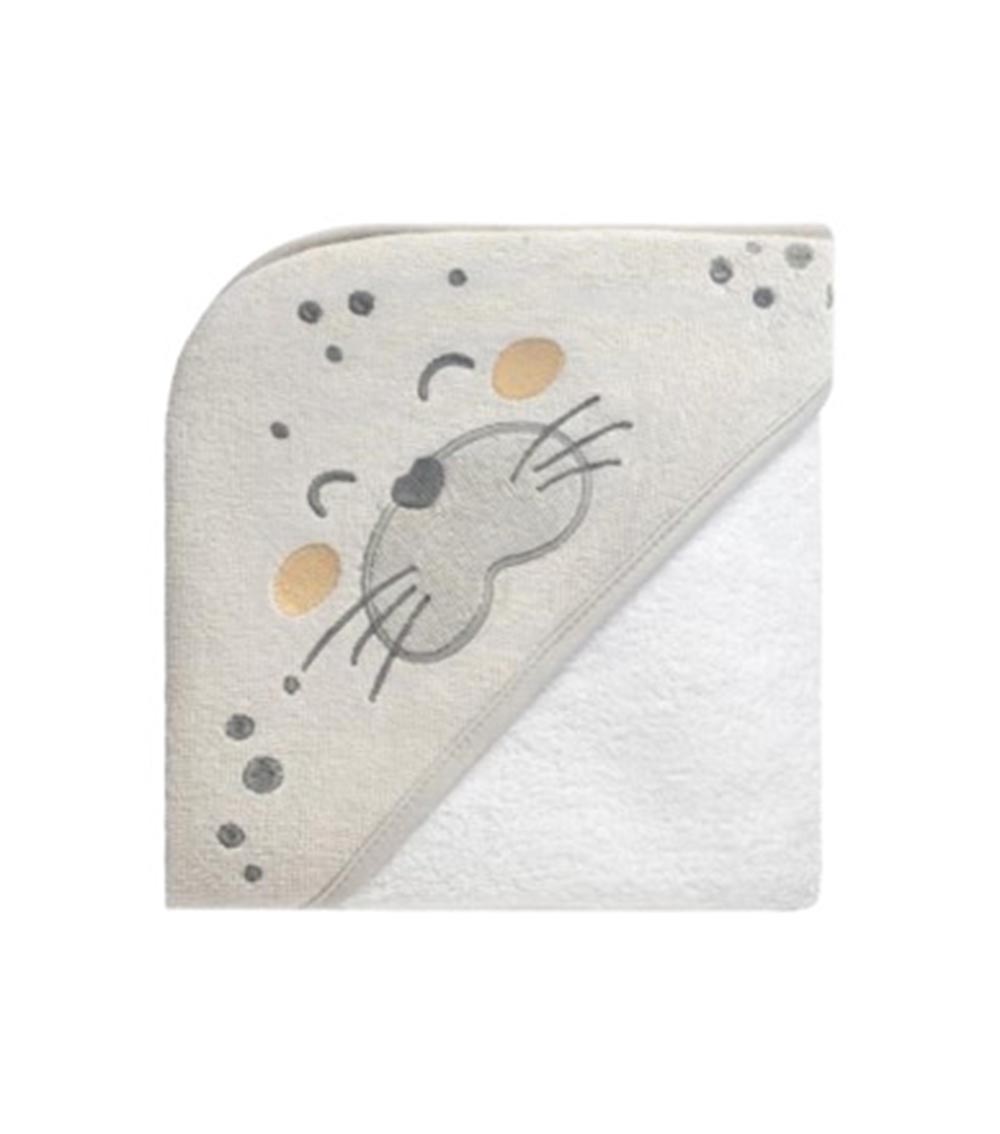 KIKKABOO Terry Hooded Towel - Seally Me