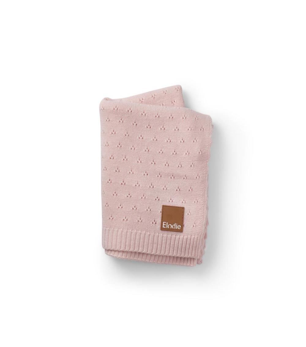 ELODIE DETAILS Pointelle Blanket - Misty Pink (3M+)