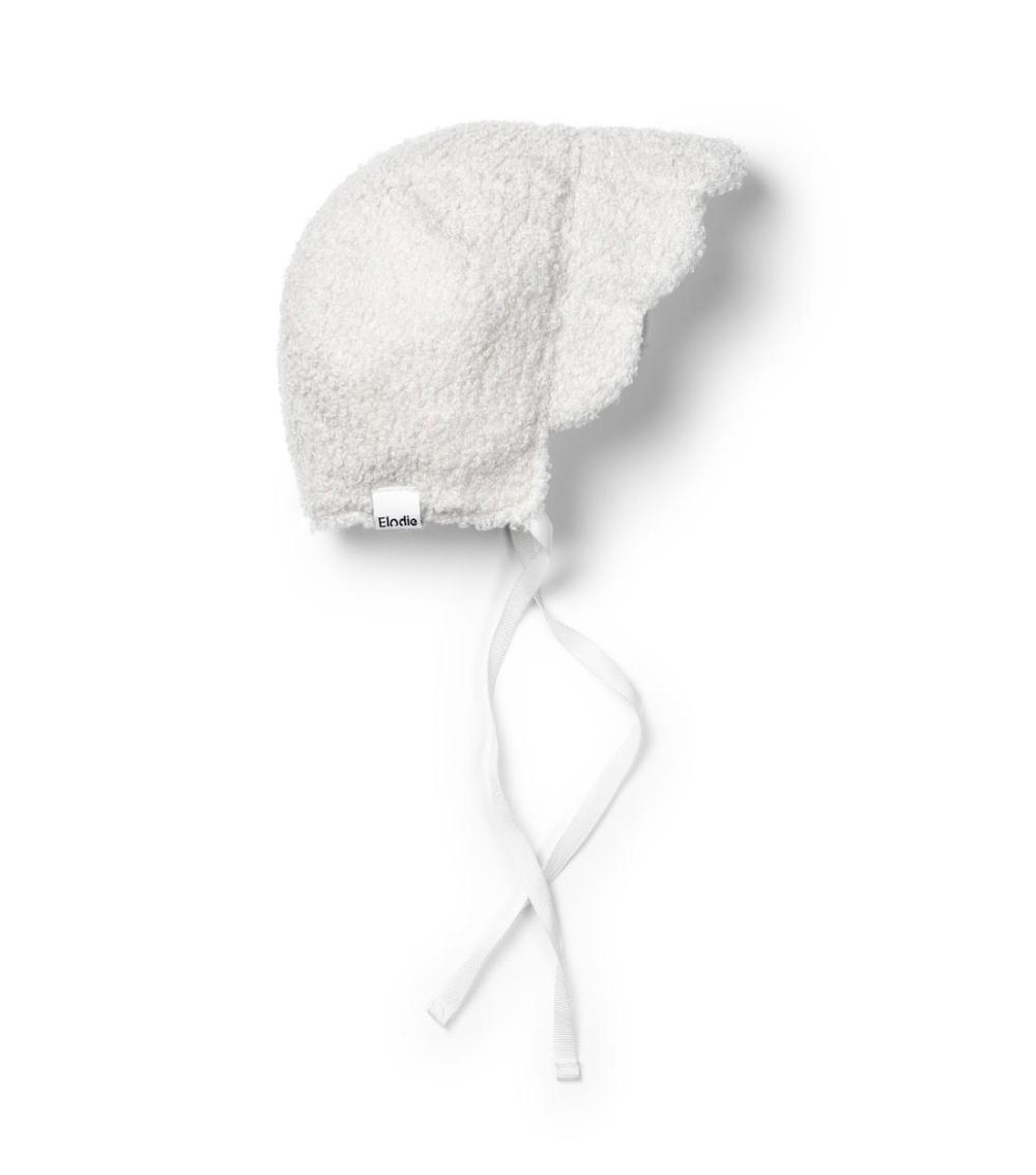ELODIE DETAILS Bonnet - White Boucle (0-3M)