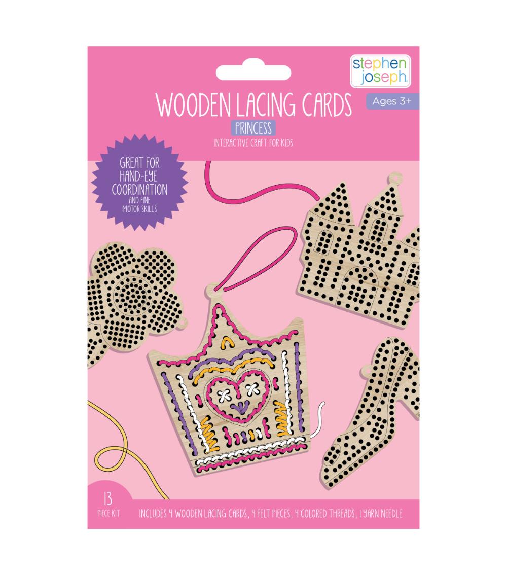 STEPHEN JOSEPH Wooden Lacing Card - Princess