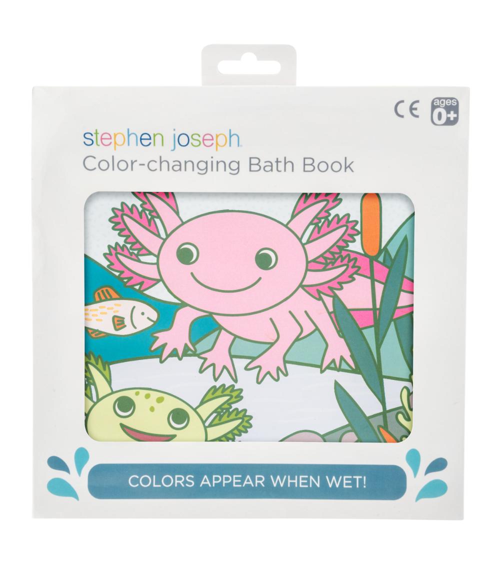 STEPHEN JOSEPH Colour-Changing Bath Book - Axolotl