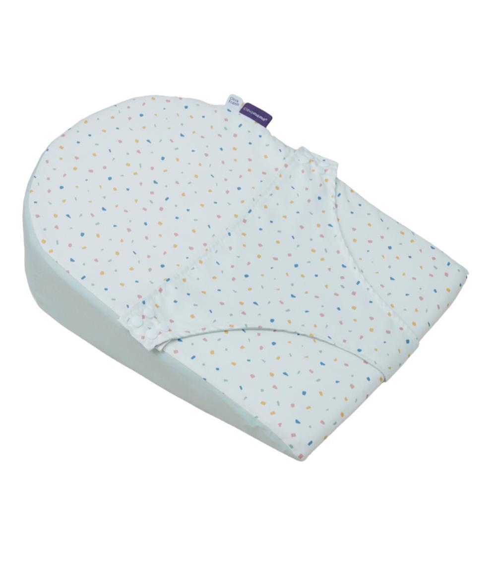 CLEVAMAMA ClevaFoam Reflux Wedge - Terrazzo, Lightweight (0-6 Months)