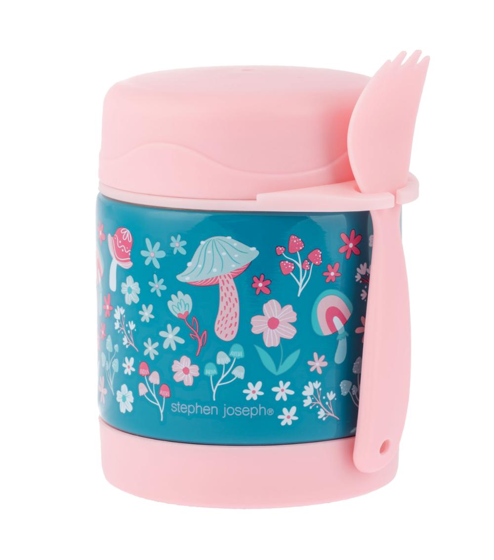 STEPHEN JOSEPH Insulated Food Jar -  Mushroom (295 ml), Dishwasher Safe (3 Years+)