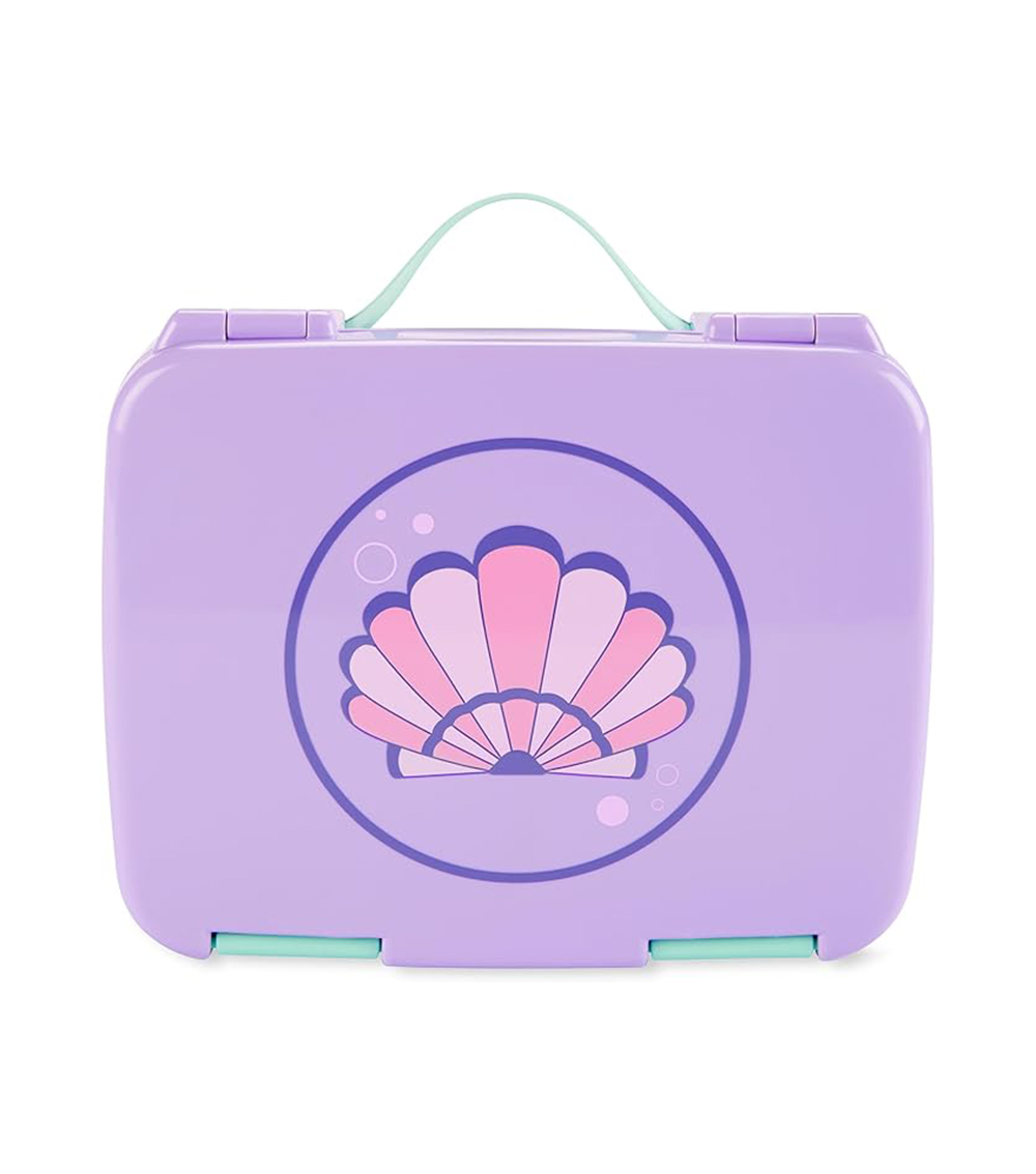 SKIP HOP 2-Compartments Spark Style Bento Box - Seashell, BPA-Free (3 Years+)