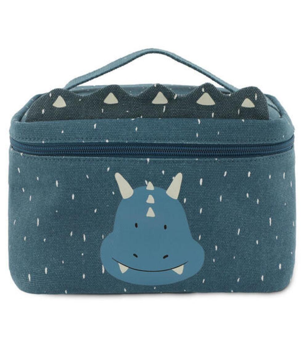 TRIXIE Mr. Triceratops Thermal Lunch Bag - Carry Handle, Zipper Closure (3Years+)