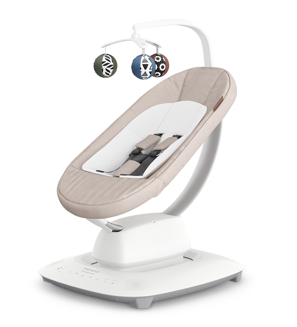 UPPABABY Mamaroo Swing - Charlie Sand Melange, Lightweight (0-9M)