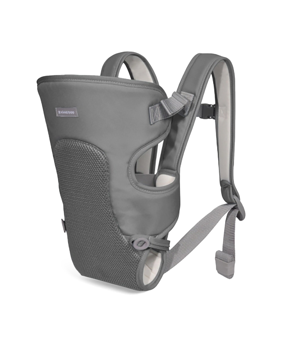 KIKKABOO Myra Mesh Carrier, Grey Adjustable Straps (3 Months+)