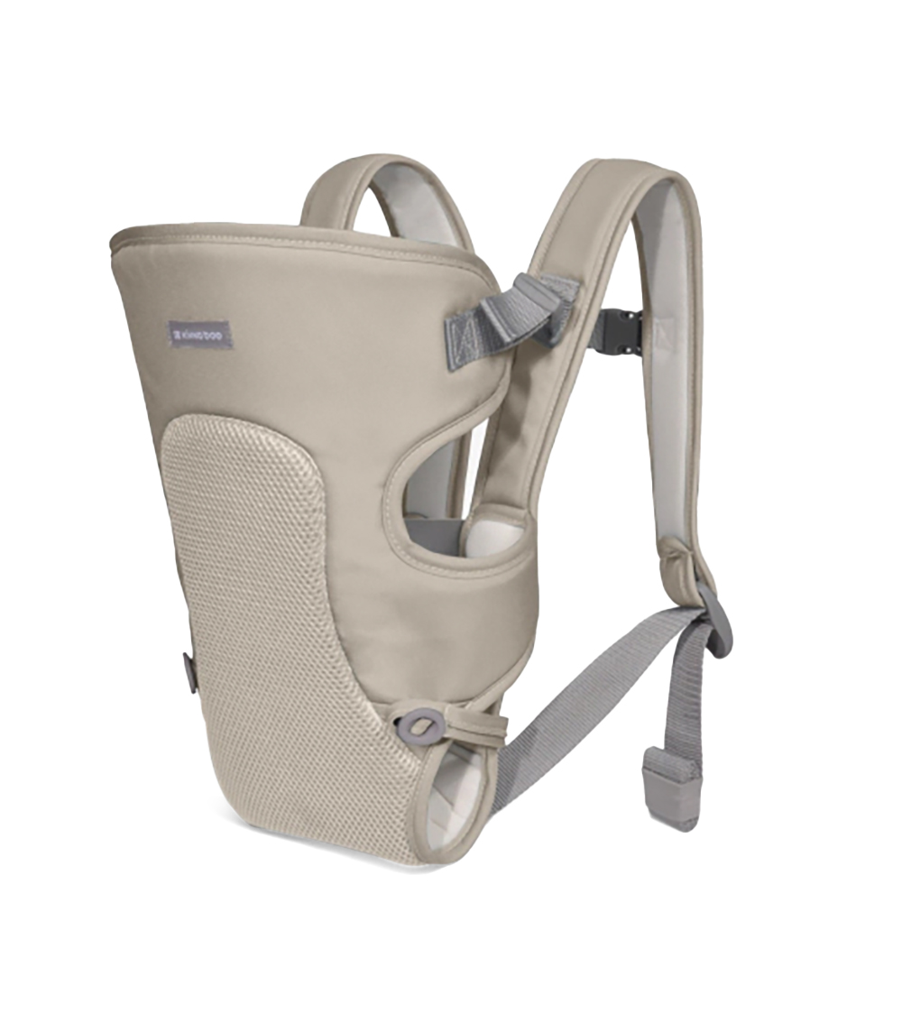 KIKKABOO Myra Mesh Carrier, Beige Adjustable Straps (3 Months+)