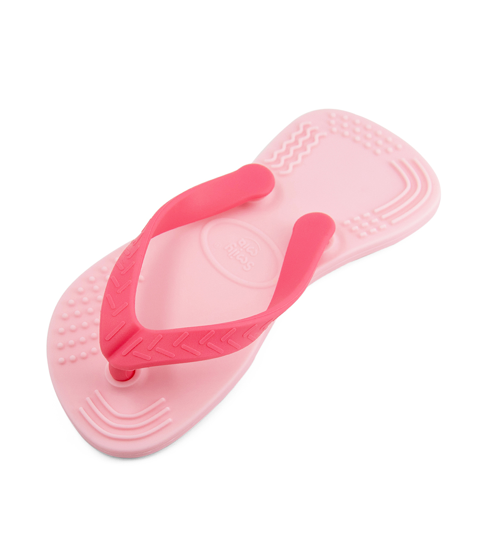 SMILY MIA Flip-Flop Silicone Baby Teether, Pink (3-18M)