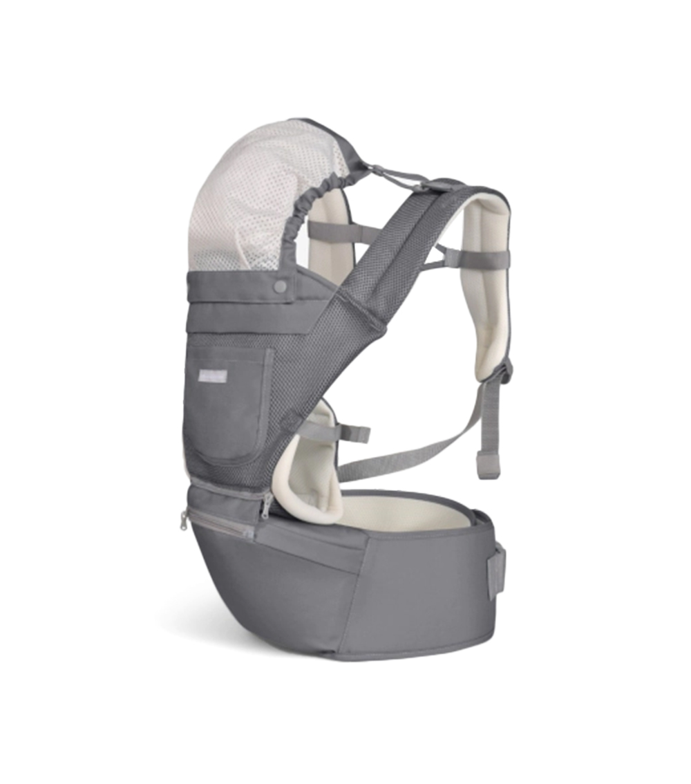 KIKKABOO Chloe 3-in-1 Mesh Carrier, Grey (3 Months+)