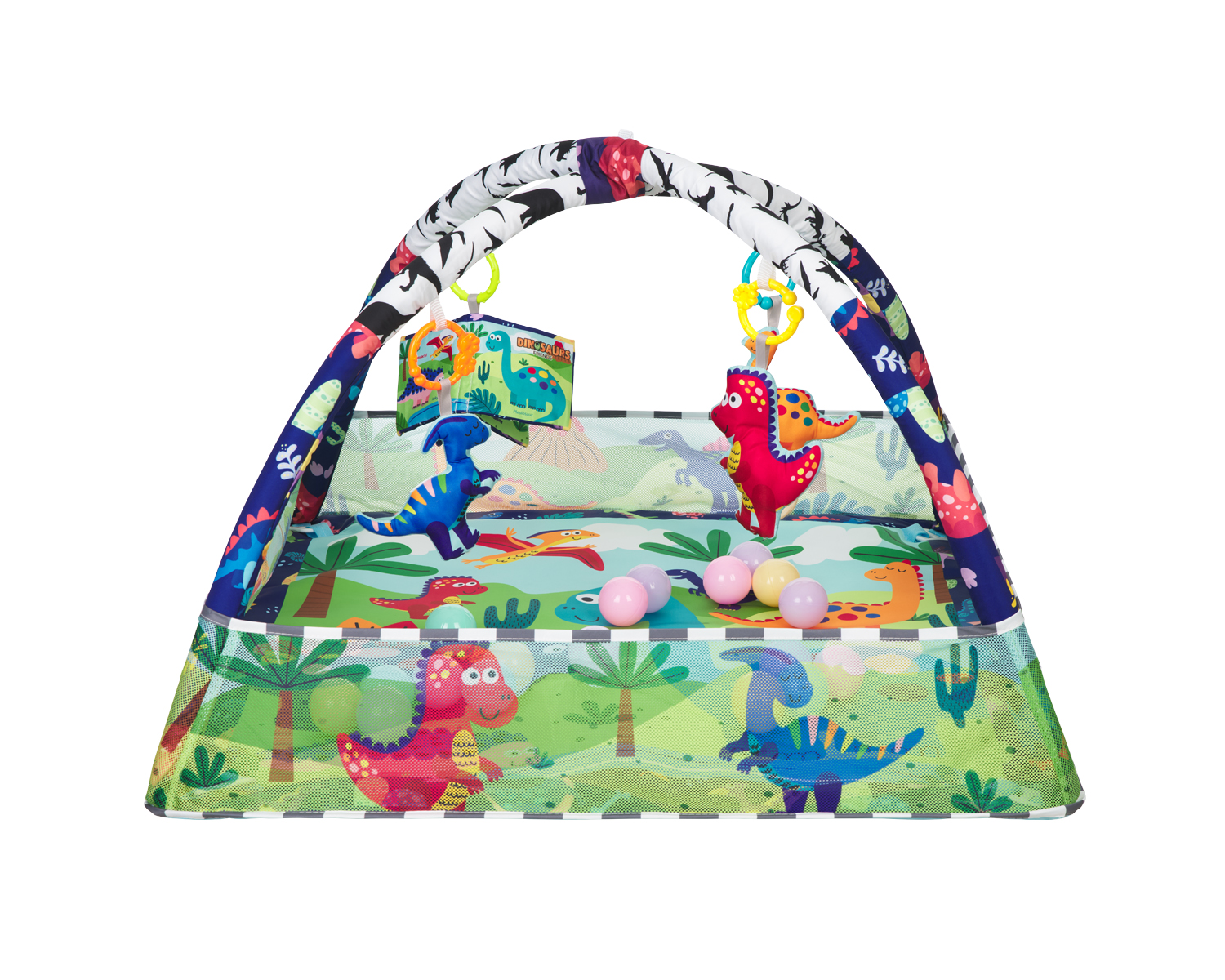 KIKKABOO Happy Lama Playmat With 18 Balls (Motor Skill Development) (0+ months)