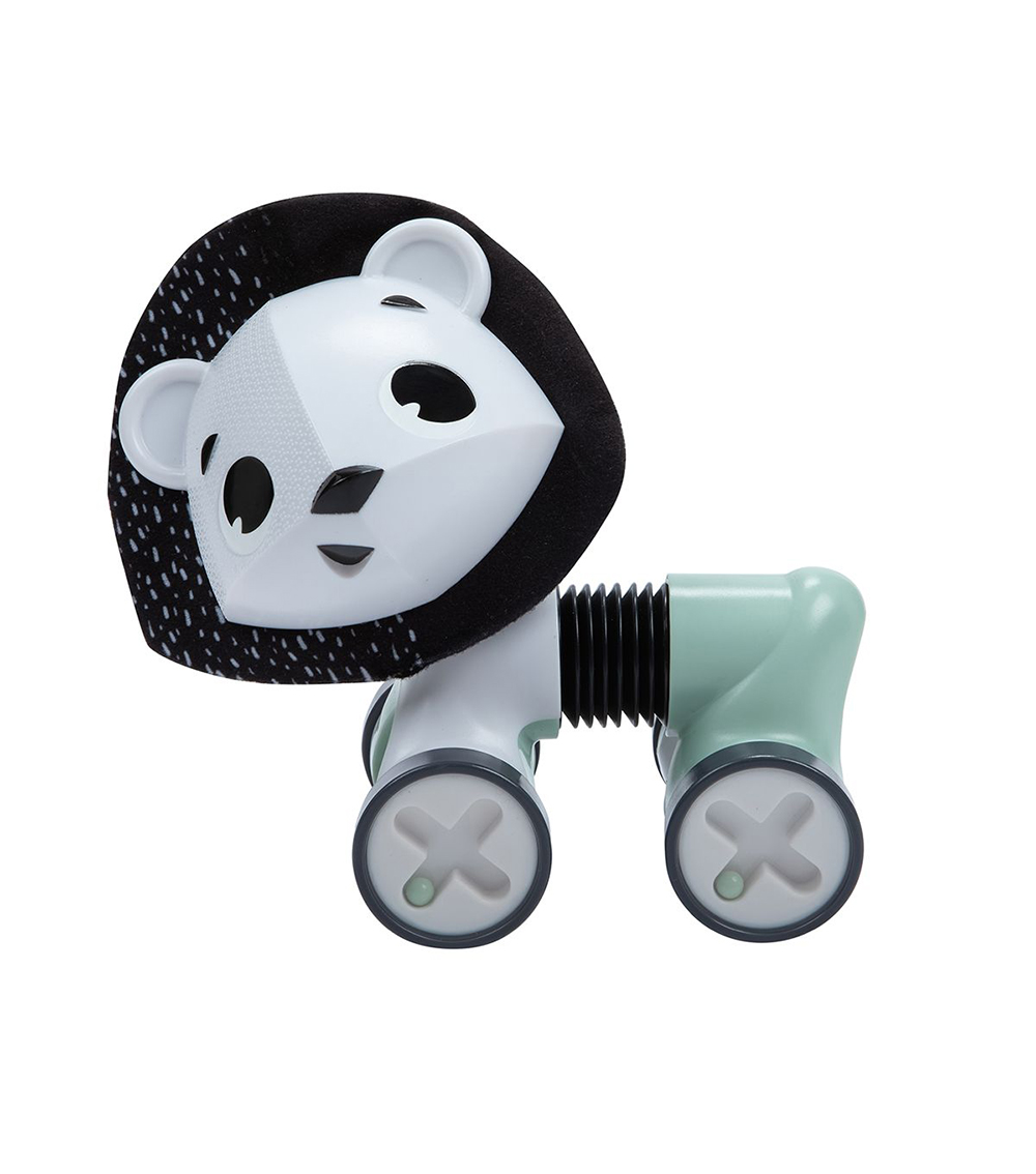 TINY LOVE Rolling Toy, Black & White, Rotating Head with Clicking Sound (0+ Months)