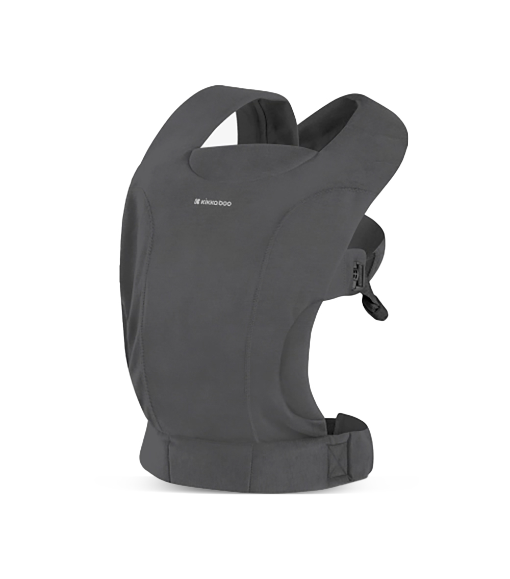 KIKKABOO Riley Carrier With 3 Carry Positions, Grey Wide Adjustable Straps, (4-12 months)