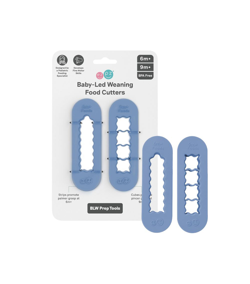 EZPZ Baby Led Food Cutters, Indigo (3+months)