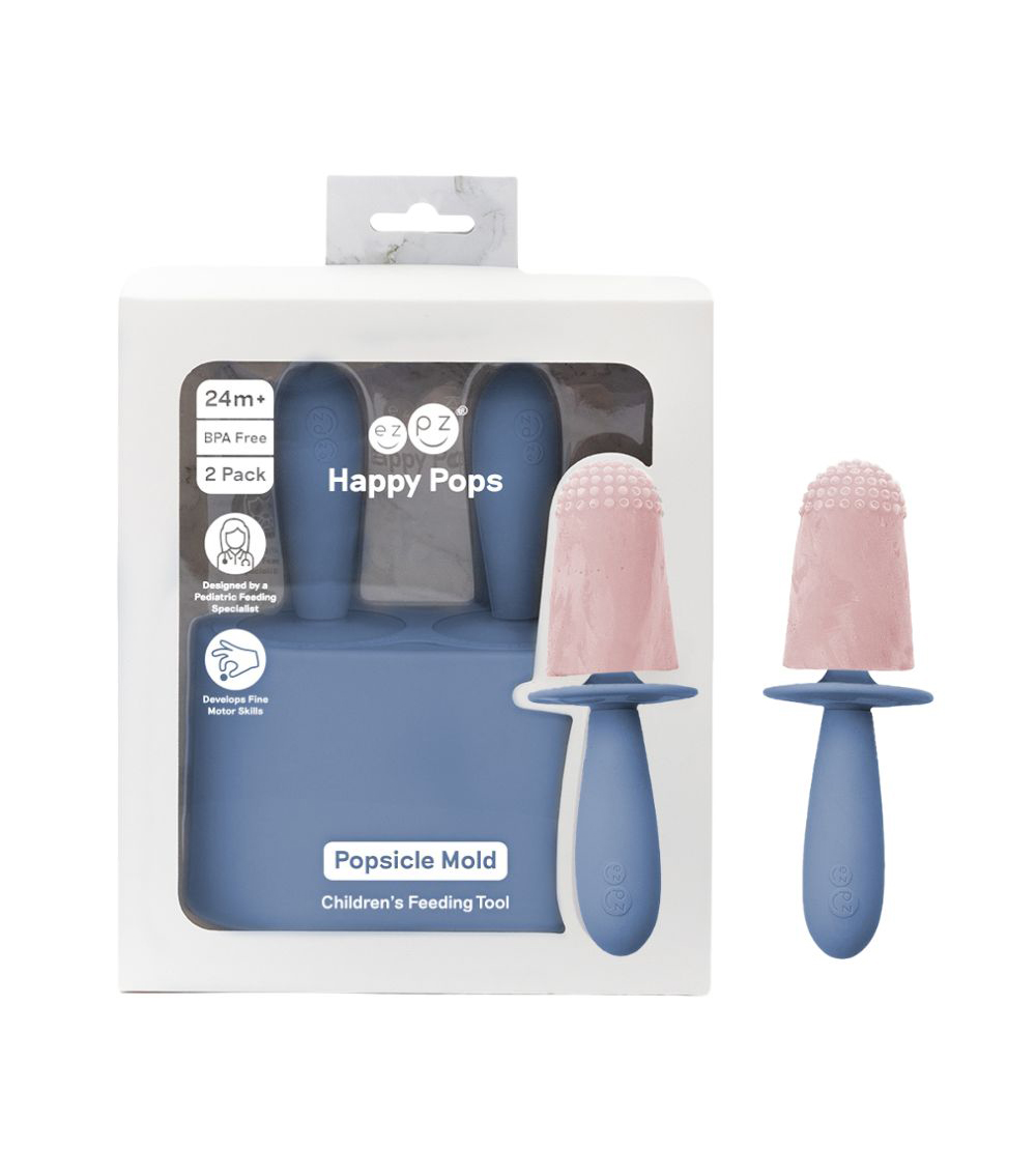 EZPZ Happy Pops Feeding Tool, Indigo (2 Years+)
