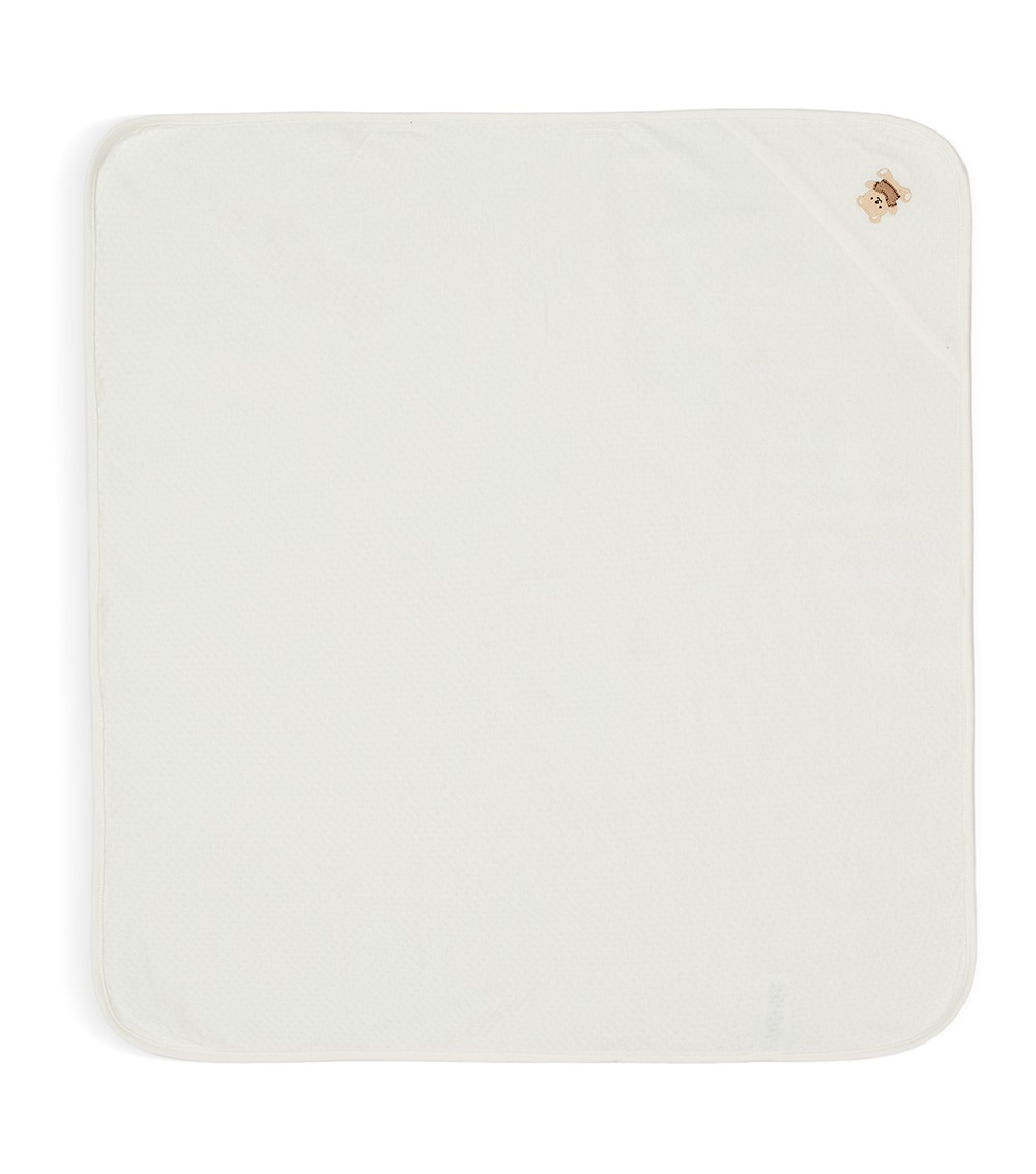 LITTLE ME Baby Bear Blanket, Ivory
