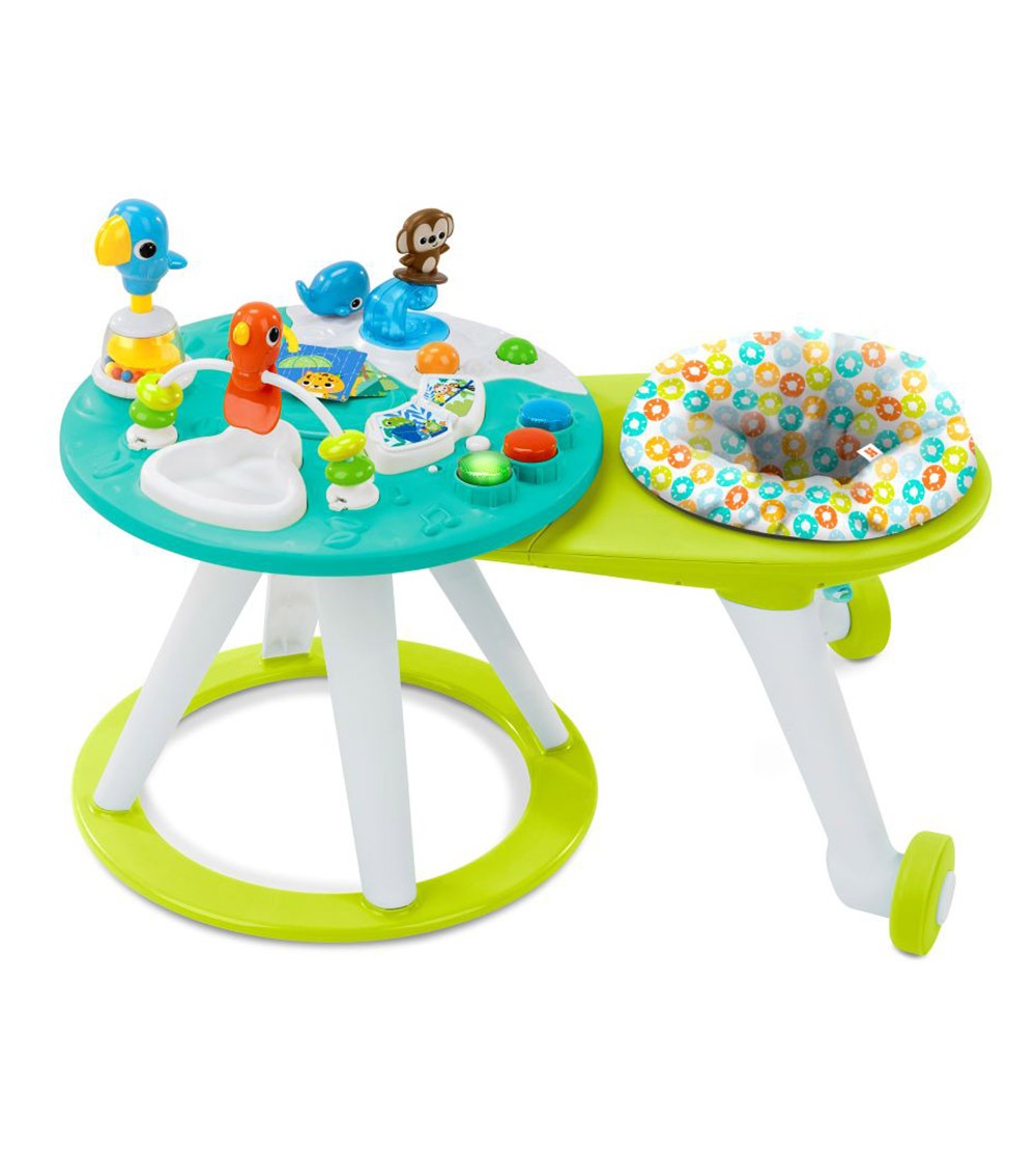 BRIGHT STARTS Around We Go 2in1 Activity Center Neutral