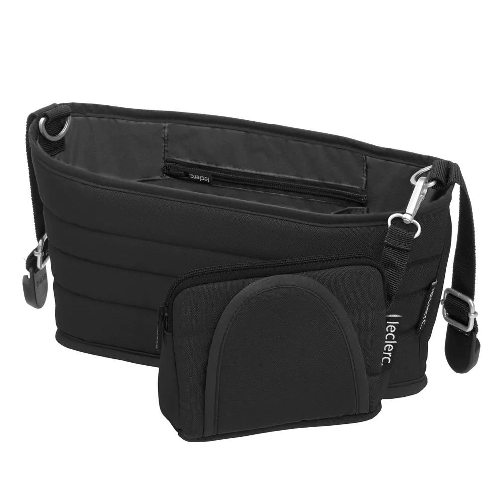 LECLERC Baby Stroller Organizer - Multi-Pocket Utility Bag, Adjustable Strap (0+months)