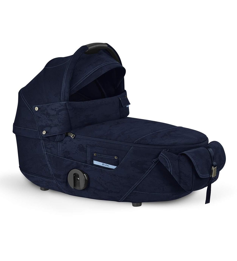 CYBEX Mios Seat Pack Rebellious Luxury Carry Cot, Denim Blue (0+ months)