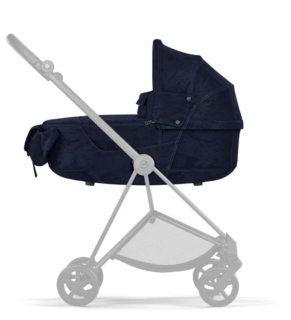 CYBEX Mios Lux Carry Cot Rebellious Luxury, Denim Blue (0+ months)